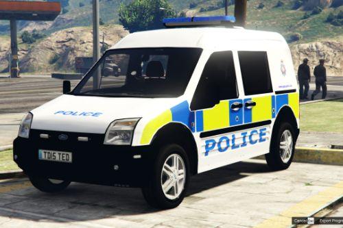 british Police Ford Connect 5 Door Van ELS GMP